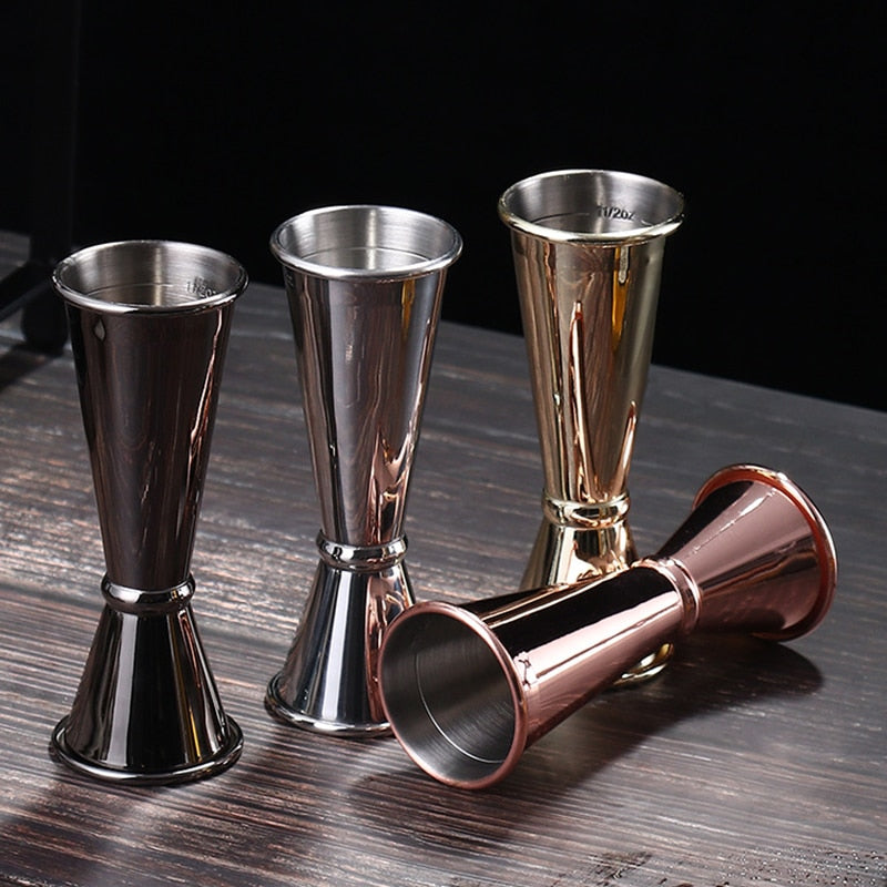 Cocktail Bar Jigger Stainless Steel Japanese Design Jigger Double Spirit Measuring Cup For Home Bar Party Bar Accessories Club